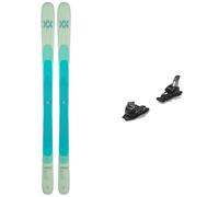 Volkl - Sci freeride versatile - Pack Blaze 86 Mint Green 2025 per Donne in Legno - Blu