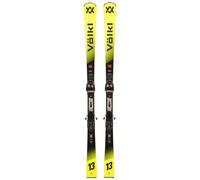 Volkl - Set sci da pista - Racetiger SL + rMotion-T 12 Red 2027 in Legno - Taglia 150 cm - Giallo