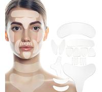 VolksRose Collo Antirughe Pads e Cerotti Antirughe per il Viso, Patch Antirughe Occhi in Silicone - Cerotti Pad Antirughe Fronte Antietá Notturno, Cuscinetti per Petto Décollete