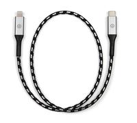 Volkswagen 000051446CA Premium - Cavo USB-C a Lightning, 50 cm, con logo VW illuminato, colore: Nero/Argento