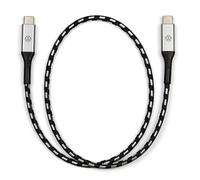 Volkswagen 000051446CB Premium - Cavo di ricarica USB-C a USB-C, 50 cm, con logo VW illuminato, colore: Nero