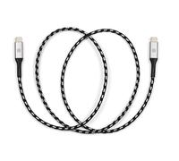 Volkswagen 000051446CD Premium - Cavo di ricarica USB-C a USB-C, 50 cm, con logo VW illuminato, colore: Nero