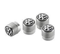 Volkswagen 000071215A Alluminio Cappucci delle Valvole con Logo VW