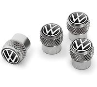 Volkswagen 000071215D - Tappi per valvole, con logo VW, per valvole in gomma e valvole in ottone