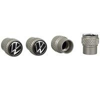 Volkswagen 000071215E - Tappi per valvole in alluminio, universali, con logo VW