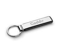 Volkswagen 000087010MYPN Portachiavi Caddy con scritta Keyring in metallo originale VW ciondolo argento