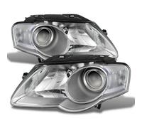 Volkswagen 06-10 Passat Cromo Alloggiamento Ricambio Fari Coppia Set