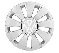 Volkswagen 1S0071454BYEH copricerchi (4 pezzi) copricerchi in acciaio, 14 pollici, colore argento