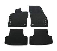 Volkswagen 2GA061270WGK - Tappetini in Tessuto di Alta qualità, 4 tappetini in Velluto, con Scritta T-ROC, Colore: Nero