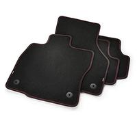 Volkswagen 5 g10612 70ahy Tappetini Velluto, Nero/Rosso