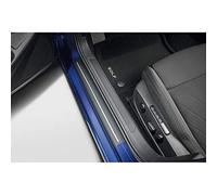 Volkswagen 5H0071310ZMD - Pellicola Protettiva per battitacco con Strisce Decorative, Colore: Nero/Argento