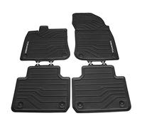 Volkswagen 76106150082V Tappetini in Gomma per Tutte Le Stagioni, 4 Pezzi, Nero con Scritta Touareg