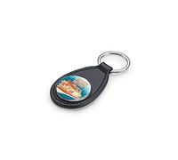 Volkswagen 7E9087013 - Portachiavi con ciondolo a forma di coccinella Cabrio, con scritta "Time to get Out", Nero, 35, Classico