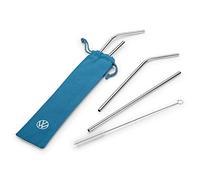 Volkswagen 7T0069640A - Cannuccia in acciaio INOX, 4 pezzi, colore: Argento