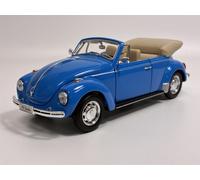 VW Volkswagen Käfer / Beetle Cabrio - black - WELLY 1:24
