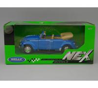 VW Volkswagen Käfer / Beetle Cabrio - black - WELLY 1:24