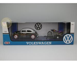 Volkswagen Beetle "Motorbike Trailer" - Motormax 1:24 - MX79675MB