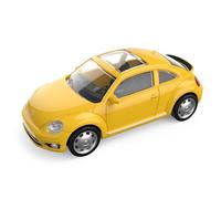 Volkswagen Beetle scala 1:43 modellino di auto pressofuso - giallo | edizione dettagliata da collezione pressofuso | Prodotto con licenza ufficiale