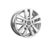 Volkswagen Cerchio in Lega per T7 Multivan/California, Modello Brest, Alluminio/Magnesio/Silicio, Brillantsilber, 6,5J x 16, 5 Fori, PCD 120mm, ET 60mm