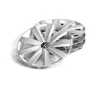 Volkswagen Copricerchi Originali, Plastica Resistente agli Urti, Argento Brillante, 40,6 cm (16 pollici), Set da 4 Pezzi, per Passat B8, 3G0071456AUWP