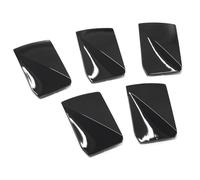 Volkswagen Designblende per Cerchi in Lega, Plastica, Nero Lucido, per Golf 8 (5H), Montaggio Originale, 5H0071214D