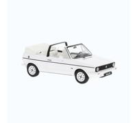 Die cast 1/43 Modellino Auto Volkswagen Golf MKI Cabriolet Bianco 1981 by Ixo