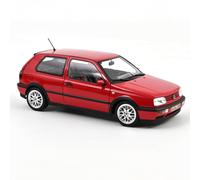 VW Golf 3 Gti 1996 Rosso Modellino Auto 1:18 Norev