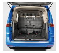 Volkswagen Griglia di Separazione Originale per T7 Multivan, Protezione per Cani, Nero, Montaggio Dietro la Seconda Fila di Sedili