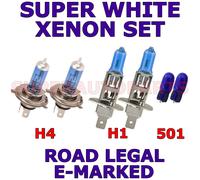 VOLKSWAGEN MULTIVAN BUS 2003+ SET 2X H4 H1 501 BULBI ALOGENI EFFETTO XENON