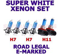 Volkswagen New Beetle 2006-2010 Set H11 H7 H7 Alogena Super Bianco Lampadine