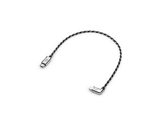 Volkswagen Original Zubehör Cavo con Logo VW USB-C su Apple Lightning, 30 cm, Nero/Argento