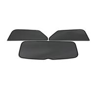 Volkswagen Parasole Auto Originale, Set 3 Pezzi, Compatibile con T-Roc (Tipo D4) dal 2025, Nero, Tessuto in Poliestere, 125x50 cm