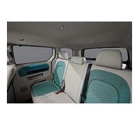 Volkswagen Sonnenschutz Originale, Set 5 Pezzi, Compatibile con ID.Buzz dal 2023, Nero, Tessuto in Poliestere, per Finestrini Posteriori e Lunotto