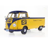 MODELLINO FURGONE STATICO SOLIDO VOLKSWAGEN T1B PICK-UP IKEA 1950 GIALLO 1/18