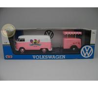 Volkswagen T2 Van "Ice Cream Set" - Motormax 1:24 - MX79672IC