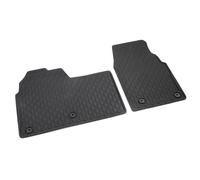 Volkswagen Tappetini All-Weather, Gomma, per T7 Transporter e Caravelle dal 2025, Set da 2 Pezzi, Titanschwarz, Anteriori, Calzata Perfetta
