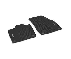 Volkswagen Tappetini in Gomma, Originali per ID.7, Set di 2 Pezzi, Titanio Nero, Anteriore, Compatibile con ID.7 Limousine 2023+, ID.7 Tourer 2024+