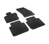 Volkswagen Tappetini in Gomma Premium, Compatibile con VW Tayron dal 2025, Set di 4 Tappetini, Nero, Anteriori e Posteriori, Antiscivolo, Originale