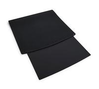 Volkswagen Tappetino Reversibile per Bagagliaio, Velluto e Plastica, Compatibile con Golf 8 Variant, con Protezione Bordo, Nero Satinato, 206,4x100,2 cm
