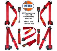Volkswagen Transporter T3 T25 Set Completo Anteriore e Posteriore Rosso Kit