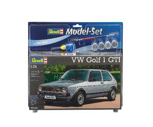 Volkswagen VW Golf 1 Gti Set 1:24 Plastic Model Kit REVELL