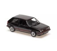 Volkswagen VW Golf 2 GTI Modellino Auto Maxichamps IN 1:43 Nero 940054125