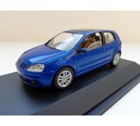Volkswagen VW Golf 5 Modellino 2 Porte In 1:43 Di Schuco Blu