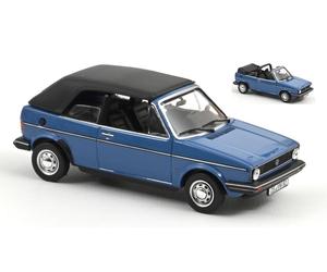 Volkswagen VW Golf Cabriolet 1981 Monaco Blue 1:43 Model 840069 NOREV