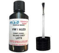 Volkswagen VW Isola Grigio LK7X Ritocco Kit 30ML Bottiglia Pennello Chip