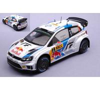 1:24 IXO Volkswagen Polo R Wrc #2 Rally Catalunya 2014 Latvala Anttila 24RAL018B