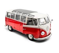 1:18 SOLIDO Volkswagen T1 Samba Minibus 1962 Red White SL1813402