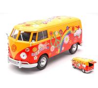 Volkswagen VW Type 2 (T1) Delivery Van Flower Power 1:24 Model MOTORMAX