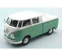Volkswagen VW Type 2 (T1) Pick Up White / Green 2 Tone 1:24 Model MOTORMAX