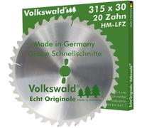 Volkswald Hm - Disco Sega Lfz 315 X 30 MM Z=20 Circolare da Tavolo Legna Ardere